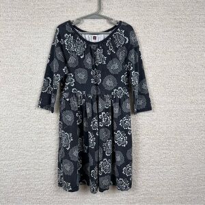 Tea Collection Girls Dress 7 Blue Floral‎ Long Sleeve Skater Dress